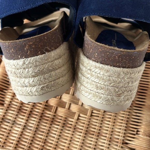 Free People x Intentionally Marine Dream Flatform Sandals Size 7.5 NEW - Picture 11 of 14